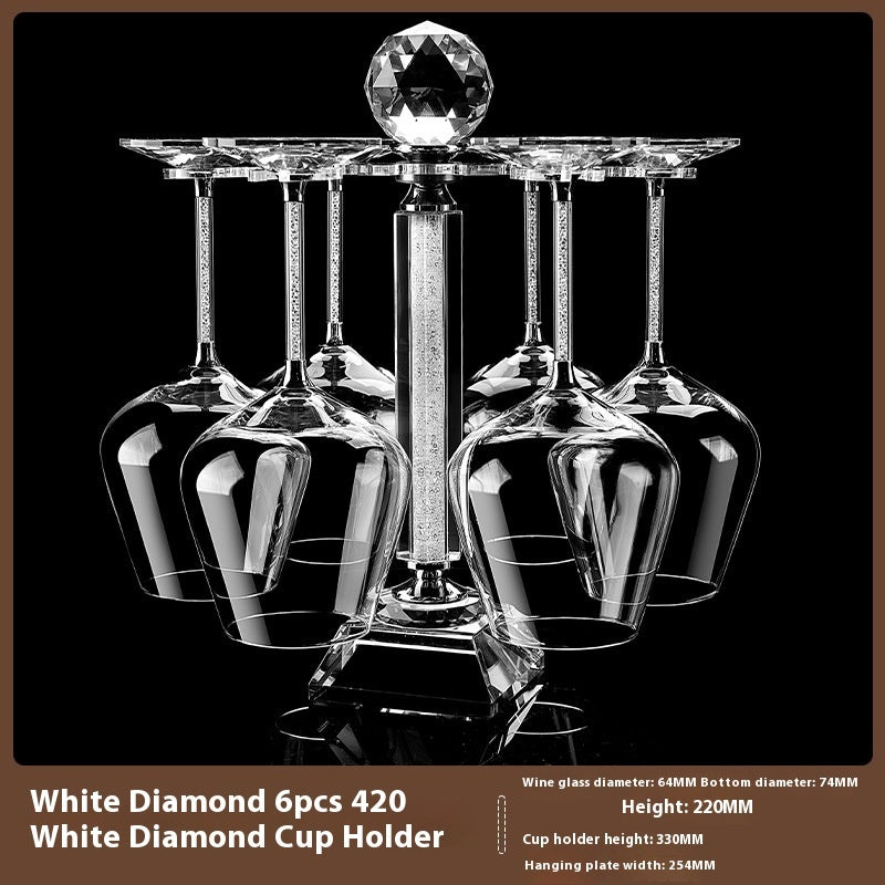Crystal Spiral Breathing Wine Decanter Burgundy Red Wine Goblet Suit